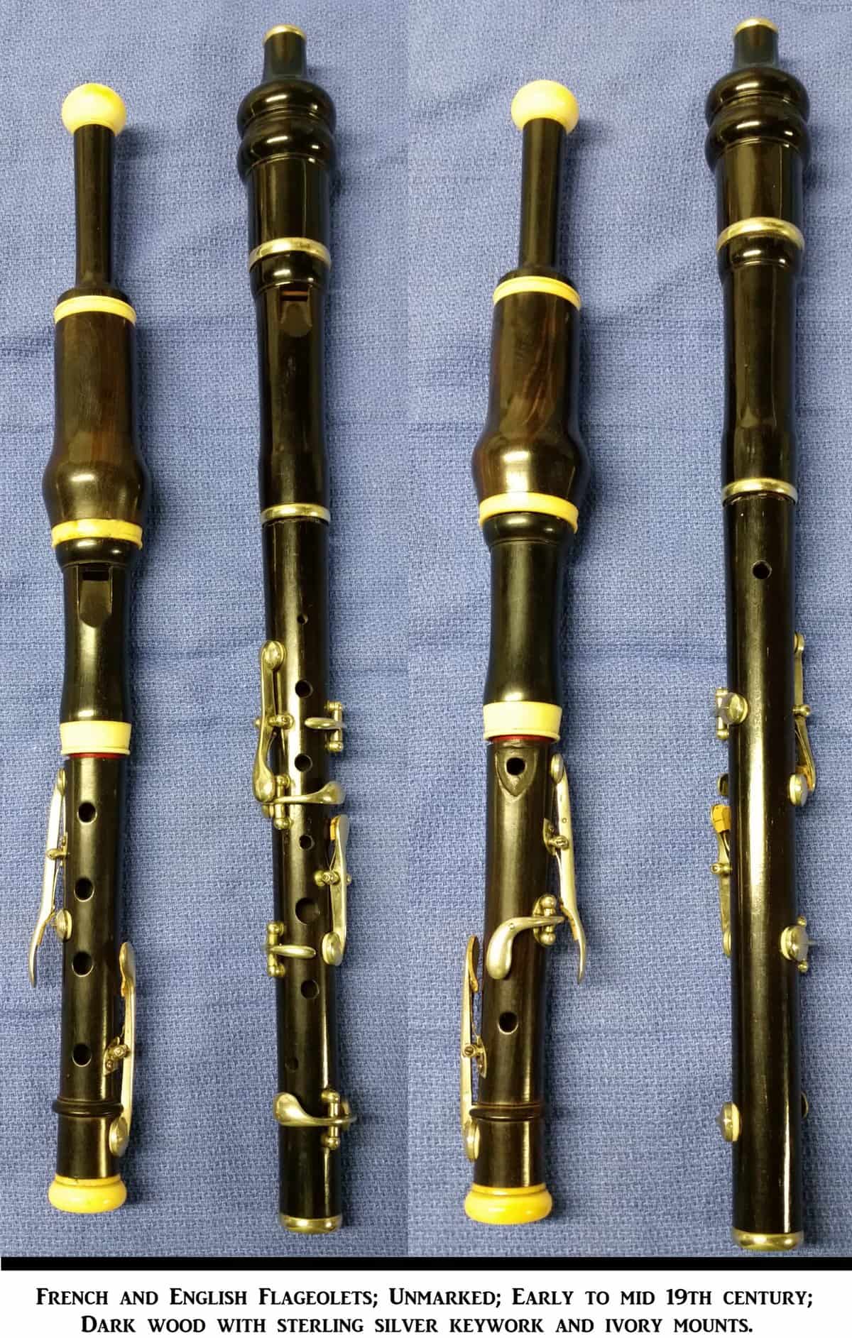 French and English Flageolets
