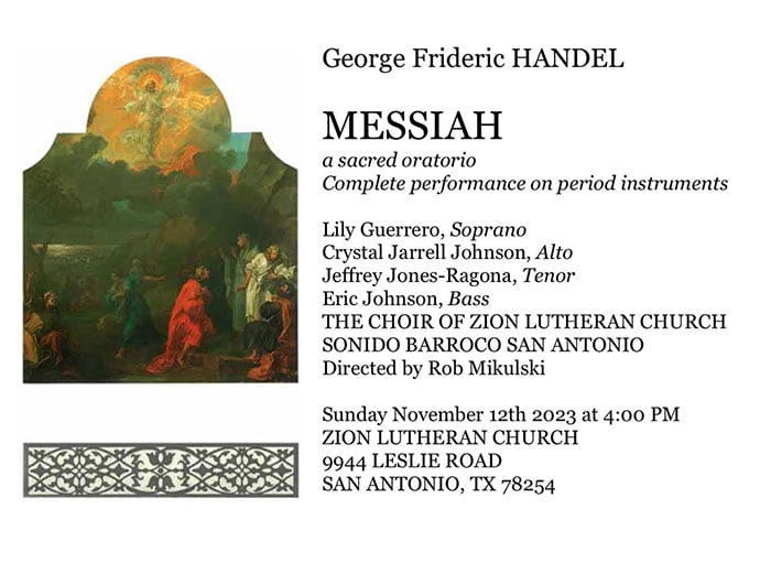Sonido Barroco Messiah performance
